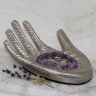 Amethyst (Light) Beaded Bracelet Bracelets Spirituality & Contentment 