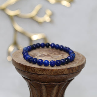 Lapis Lazuli Beaded Bracelet Bracelets Stone of Universal Truth 6mm Bead Lapis Lazuli 