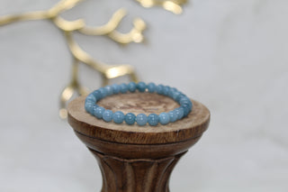 Aquamarine Beaded Bracelet Bracelets Humanity 