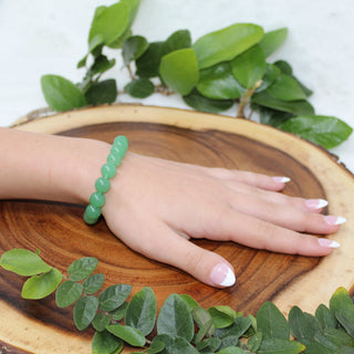 Green Aventurine Beaded Bracelet Bracelets The Stone of Opportunity 