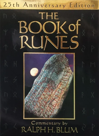 Book of Runes Set  W/STONES (25th ANNIV. ED)