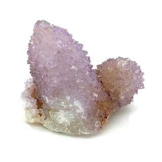 Sparkling lavender Spirit Quartz crystal cluster with druzy coating
