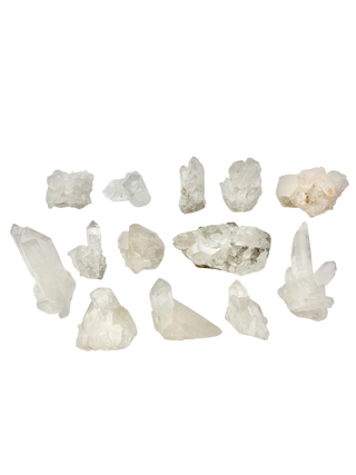 A luminous Clear Quartz crystal cluster radiating pure light energy.