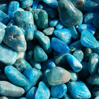 Blue-green Apatite crystal for clarity and manifestation