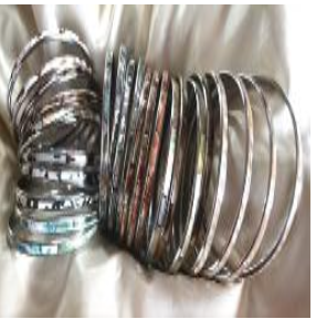 Assorted Shell Inlay Bangles