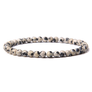 Dalmatian Stone Beaded Bracelet