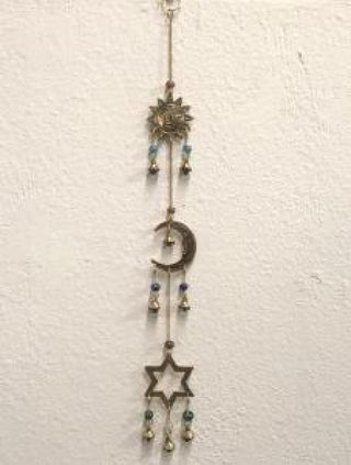 Celestial Windchime w/ Beads 21"L