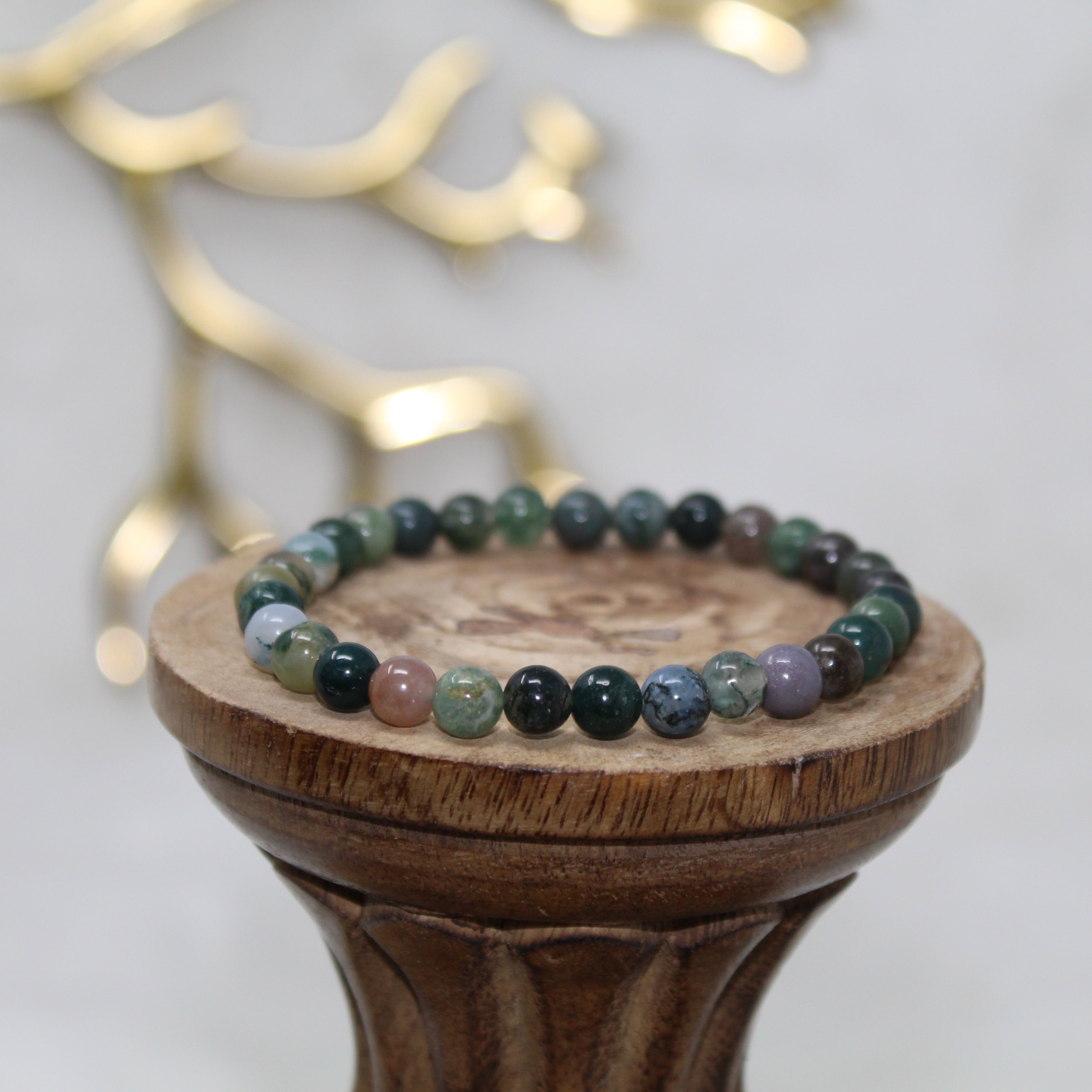 Flower Agate tumble stone bracelet | Kalyanastrogems