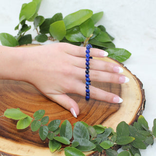 Lapis Lazuli Beaded Bracelet Bracelets Stone of Universal Truth 