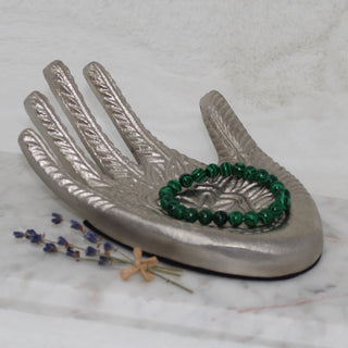 Malachite (Faux) Beaded Bracelet Bracelets Stone of Protection 