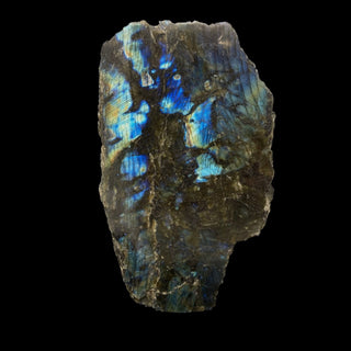 Labradorite Partially Raw Large Display Specimen - Gold & Blue Flash
