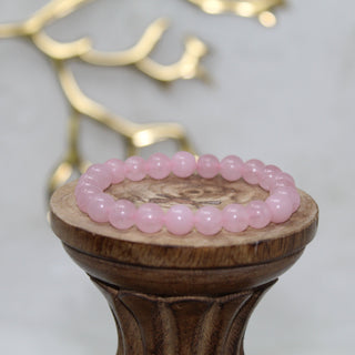 Rose Quartz Beaded Bracelet Bracelets Stone Of Love 8mm Bead Quartz 