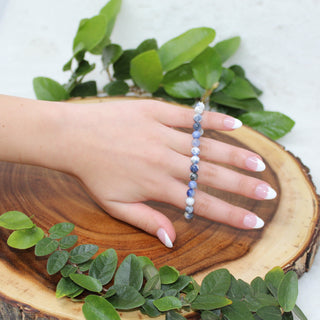 Sodalite Beaded Bracelet Bracelets Stone of Creatives 