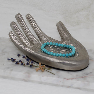 Turquoise (Faux) Beaded Bracelet Bracelets Development of Wisdom 