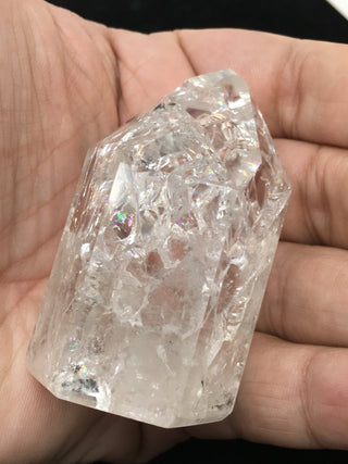 Clear Crystal Single-Terminated Point - Channeling - Rainbows - CCSTP12 Clear Crystal Single-terminated Point Sage Spirits 