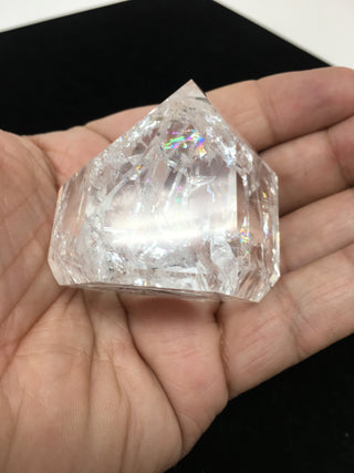 Clear Crystal Single-Terminated Point - Channeling - Rainbows - CCSTP19 Clear Crystal Single-terminated Point Sage Spirits 