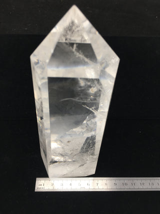Clear Crystal Single-Terminated Point - Window - Rainbow - Premium - CCSTP41 Clear Crystal Single-terminated Point Sage Spirits 