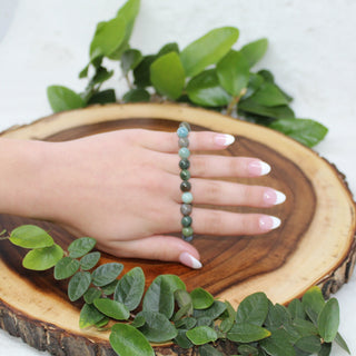 India Agate Beaded Bracelet Bracelets Balance 